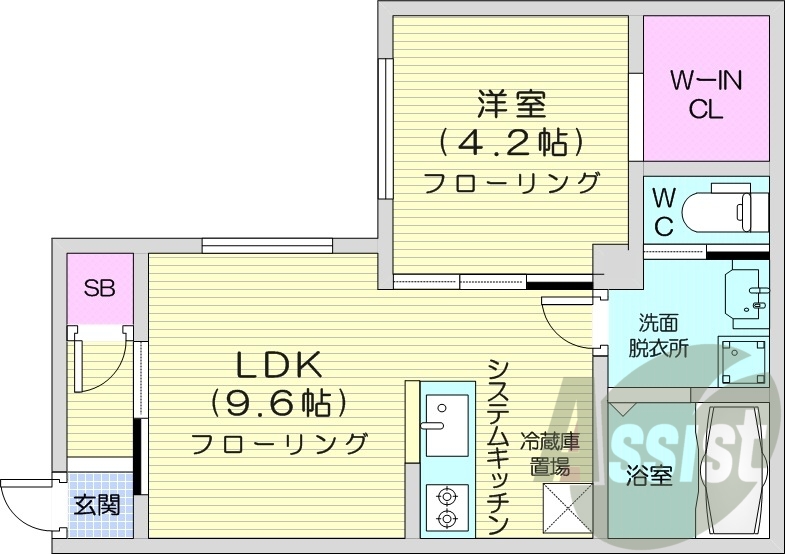 3階の間取り図