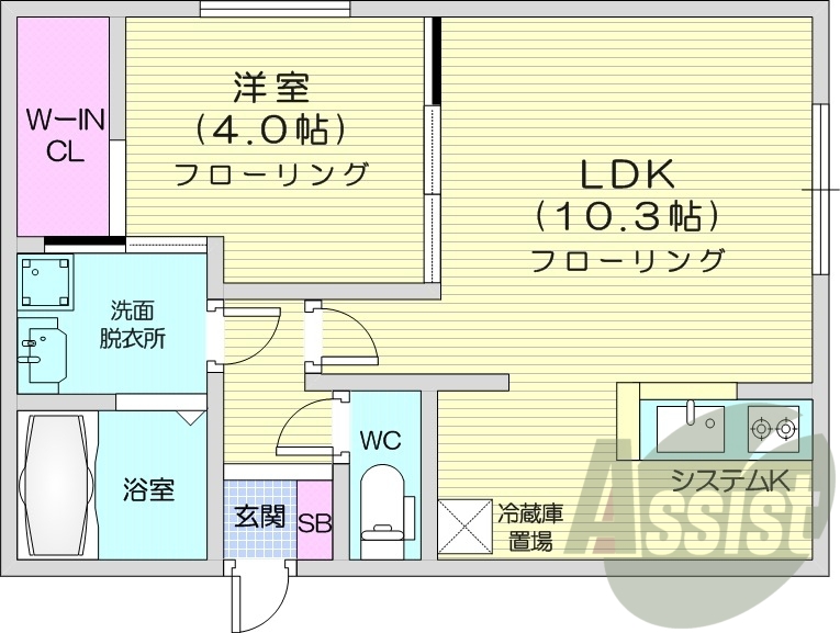 3階の間取り図