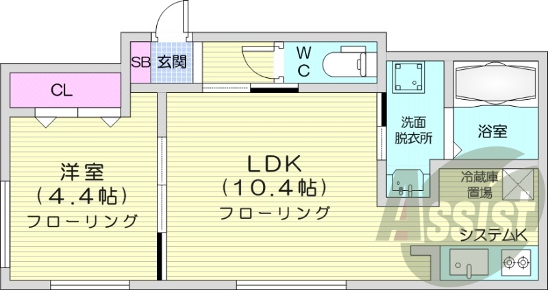 3階の間取り図