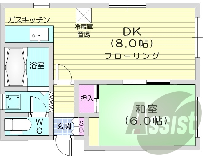 3階の間取り図