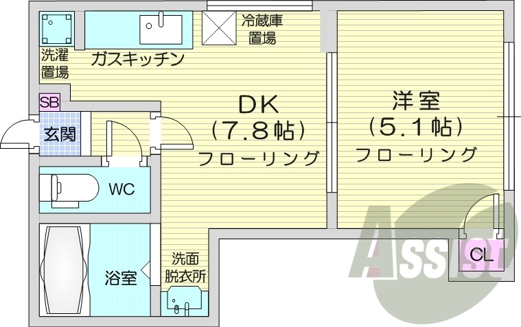 3階の間取り図