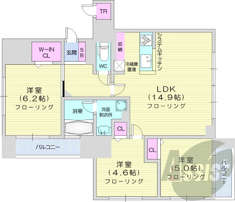 12階の間取り図