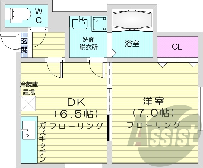 2階の間取り図