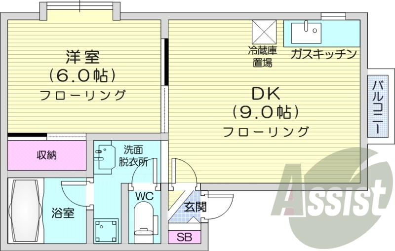 3階の間取り図