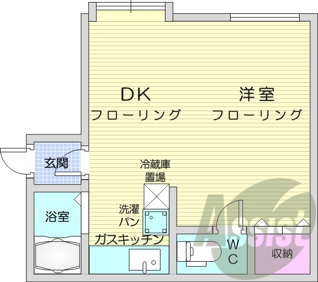 2階の間取り図