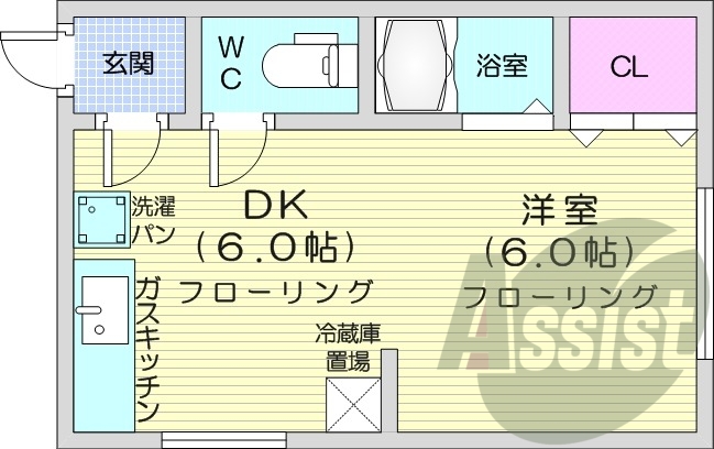 2階の間取り図