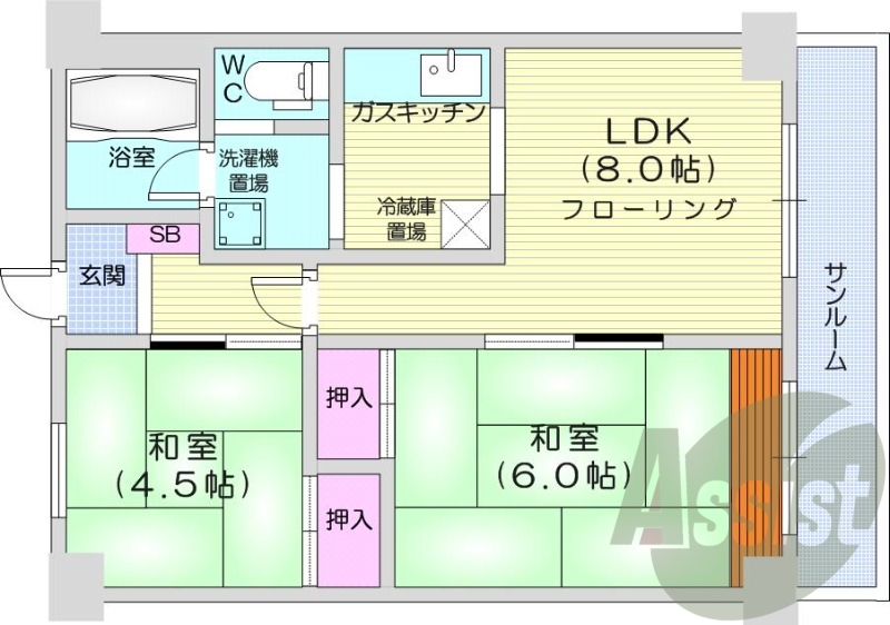 5階の間取り図