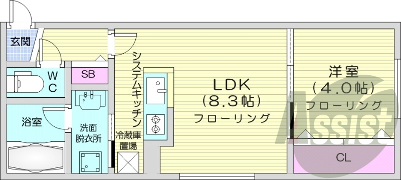 3階の間取り図