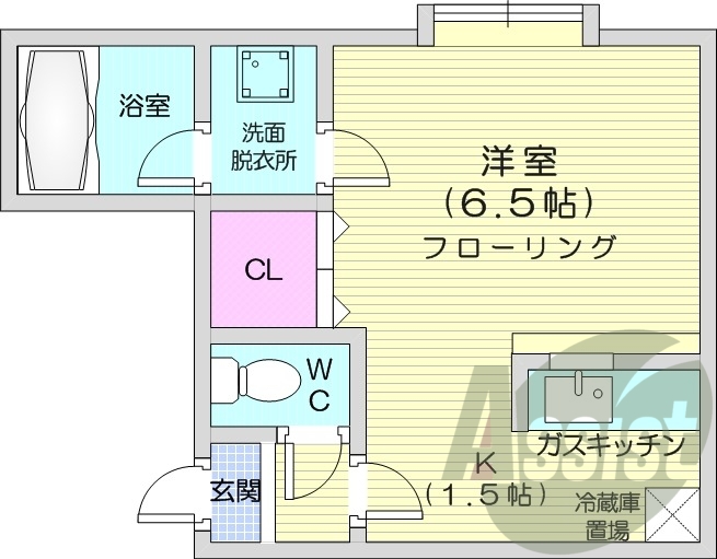 2階の間取り図