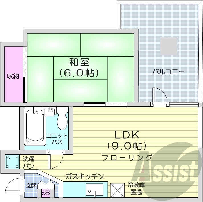 3階の間取り図
