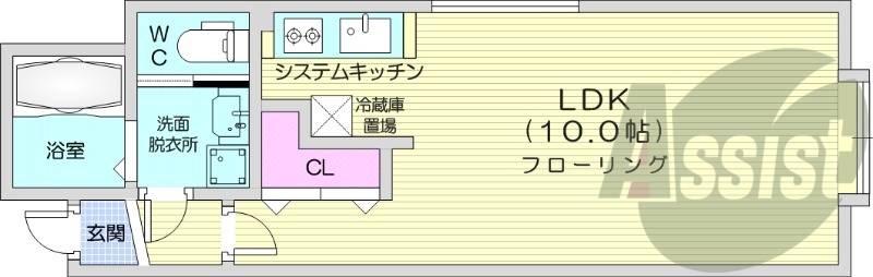 2階の間取り図