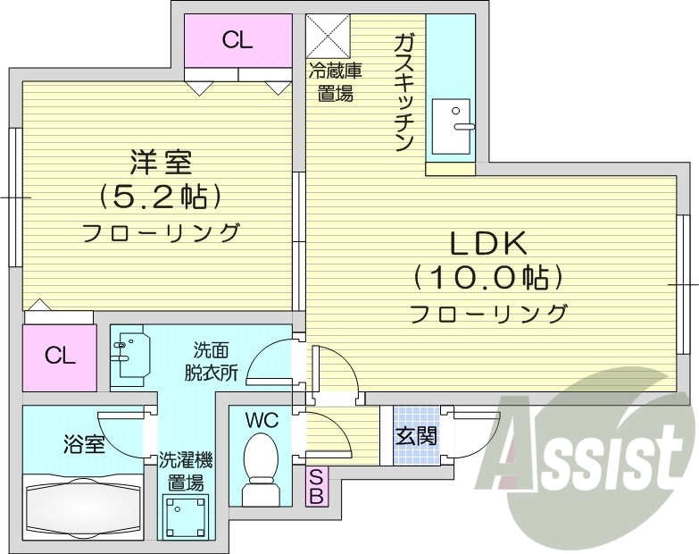 3階の間取り図