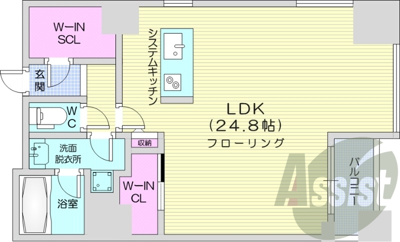 3階の間取り図