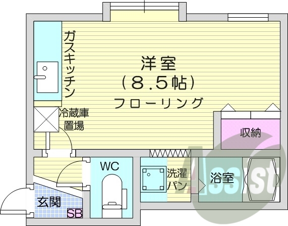 3階の間取り図