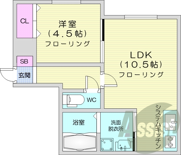 3階の間取り図