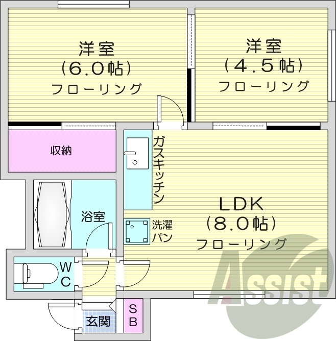 3階の間取り図
