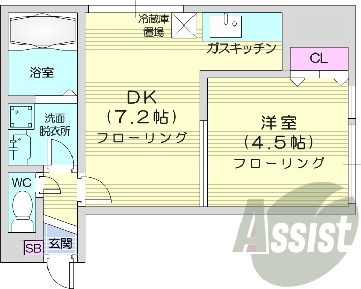 3階の間取り図