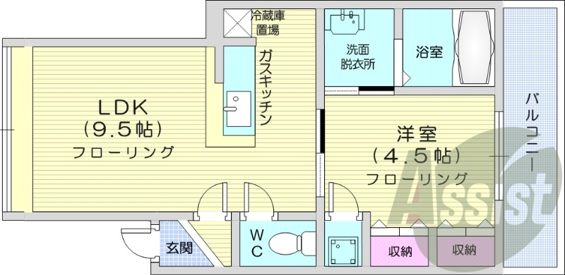 3階の間取り図