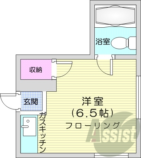 5階の間取り図
