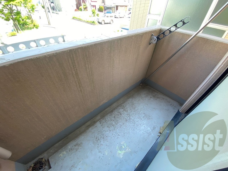 バルコニーは幅があり、広い印象を受けました。 バルコニーは幅があり、広い印象を受けました。