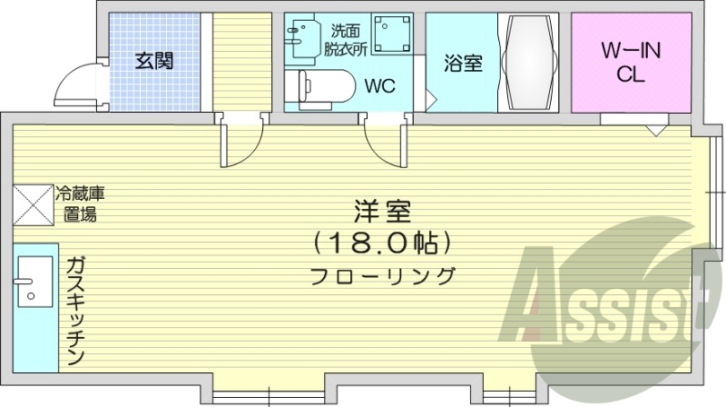 1R、灯油暖房、カメラ付きインターホン、ネット無料