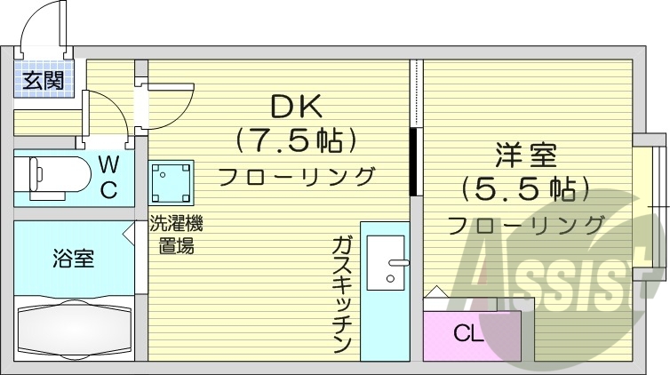 3階の間取り図
