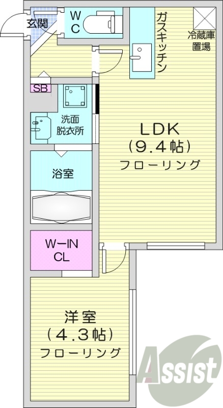 3階の間取り図