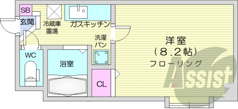 3階の間取り図