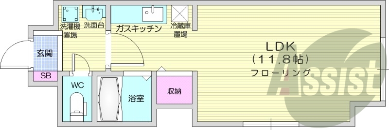 7階の間取り図