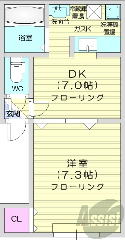 3階の間取り図
