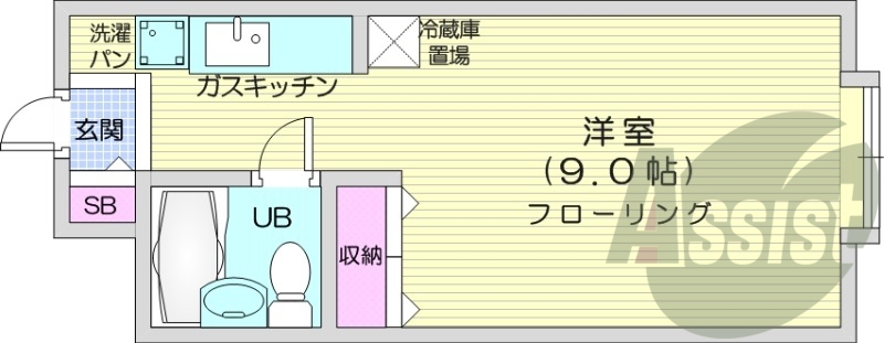 3階の間取り図