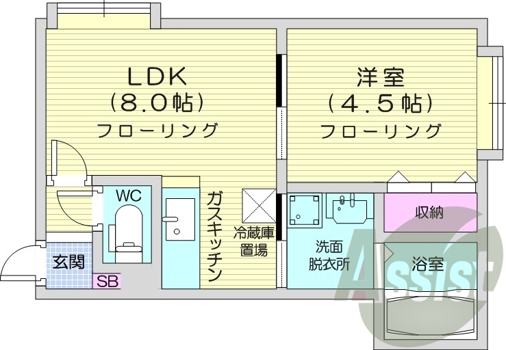 3階の間取り図