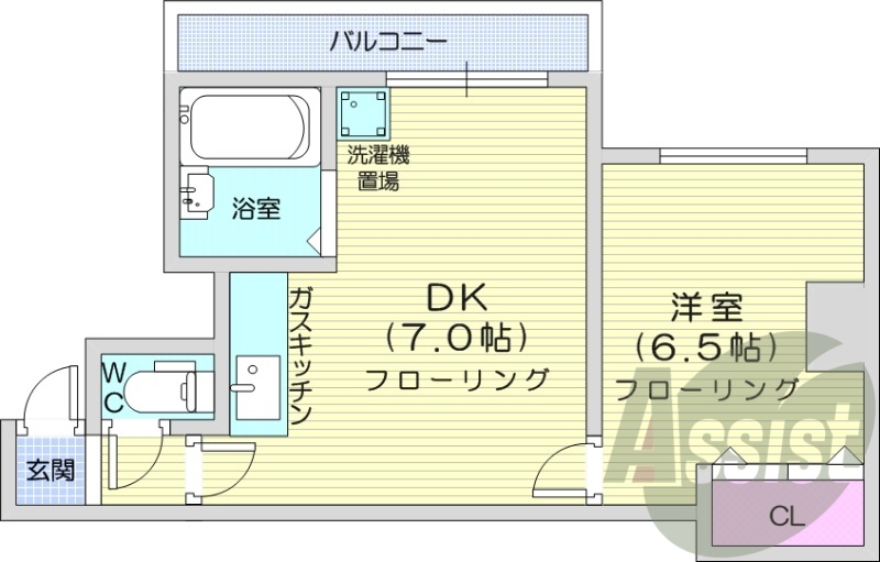 5階の間取り図