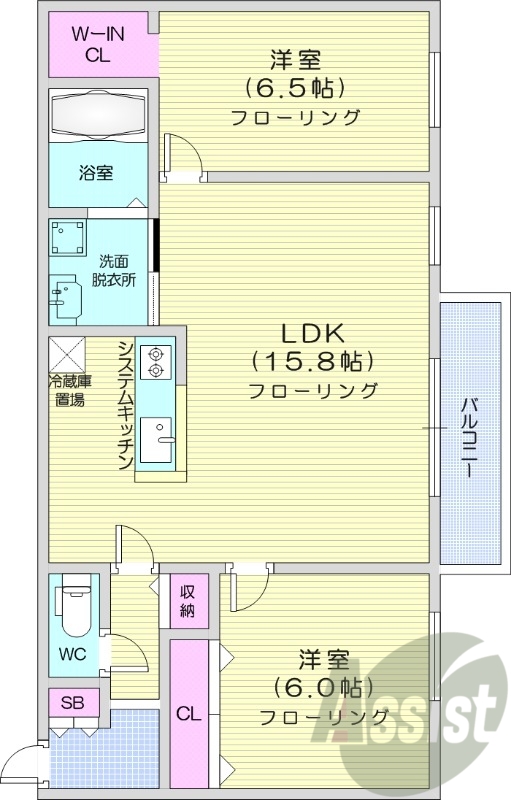 3階の間取り図
