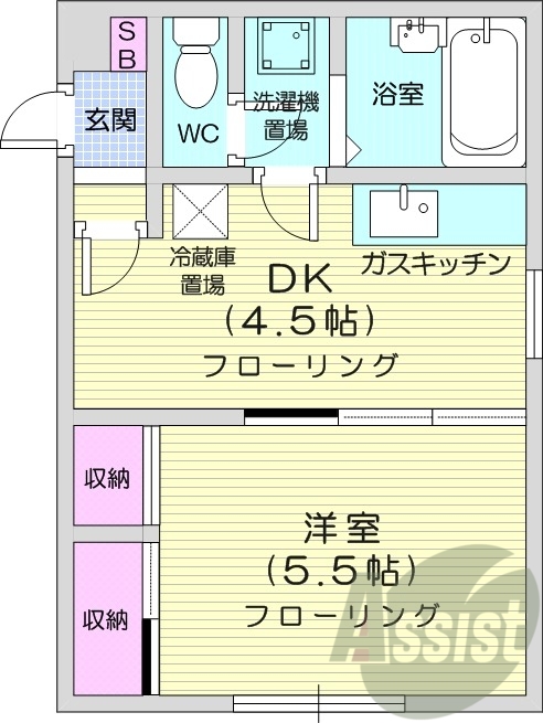 3階の間取り図