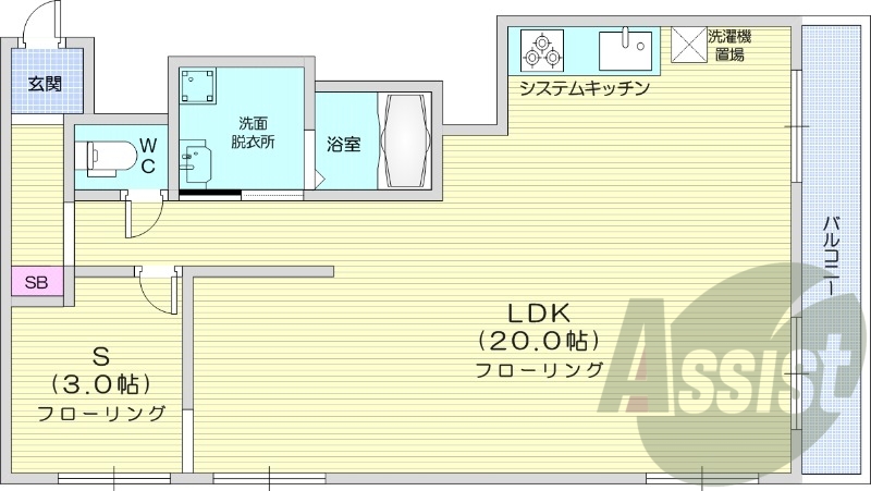 3階の間取り図