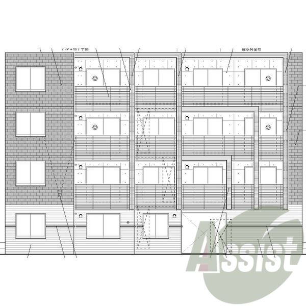 仮)菊水1-4MSの外観