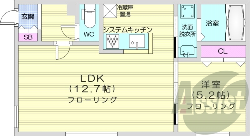 3階の間取り図