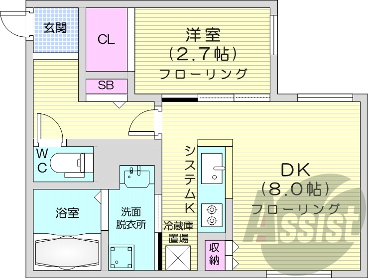3階の間取り図