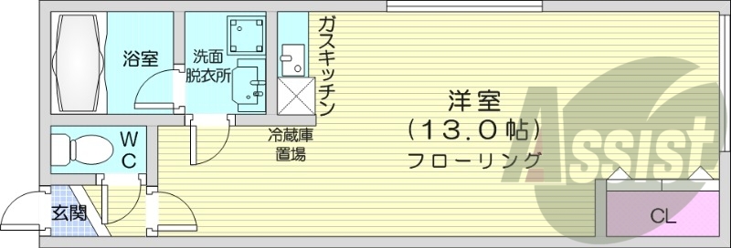 2階の間取り図