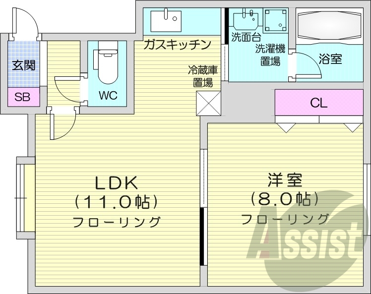 3階の間取り図
