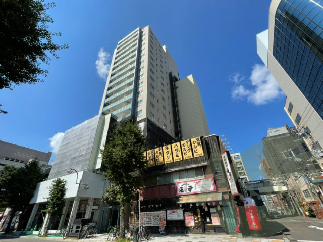 UURコート札幌南三条プレミアタワーの外観