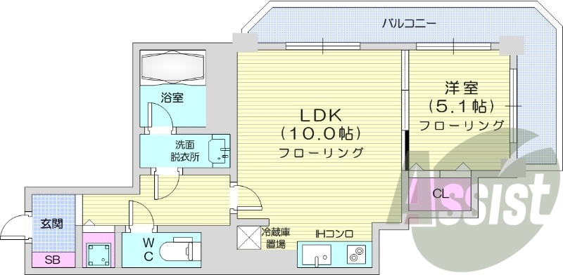 25階の間取り図
