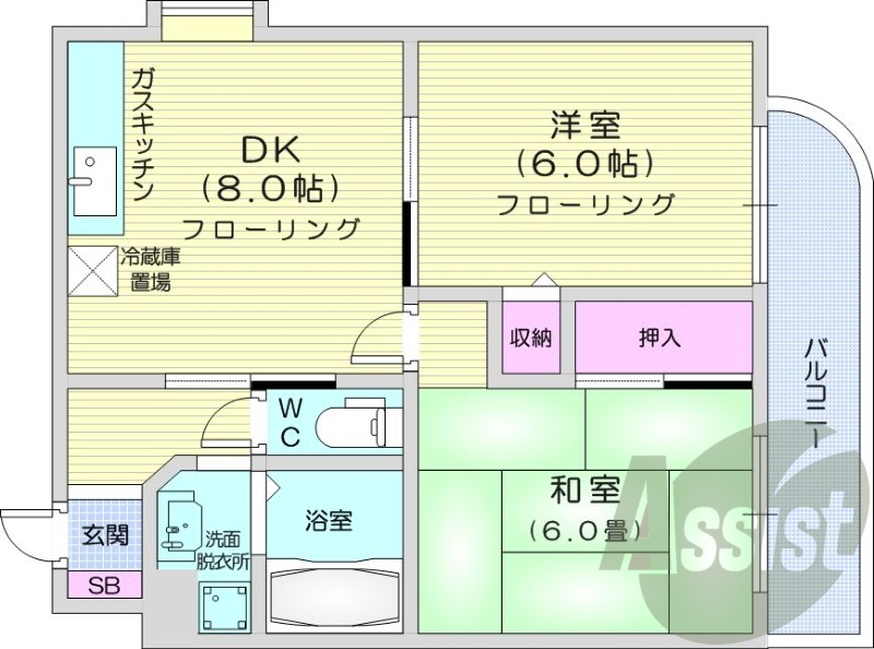 3階の間取り図