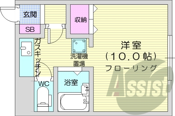 3階の間取り図