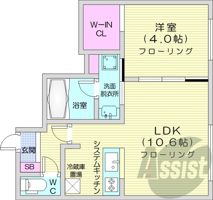 3階の間取り図