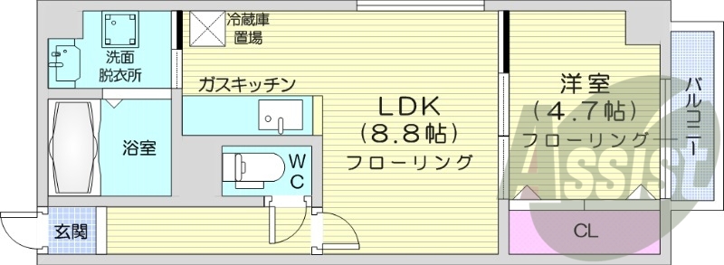 3階の間取り図