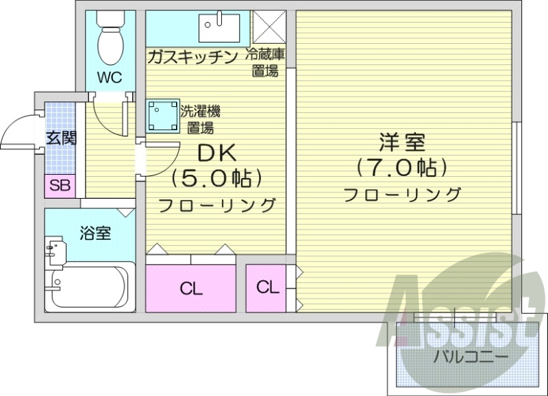 3階の間取り図