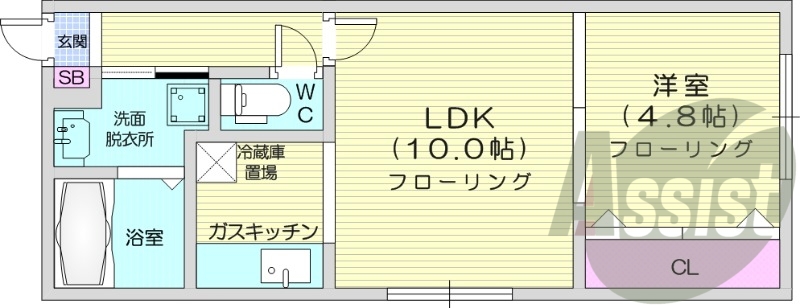 3階の間取り図