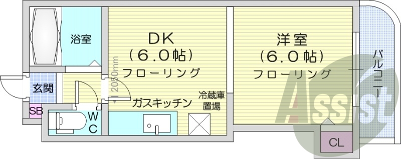 3階の間取り図